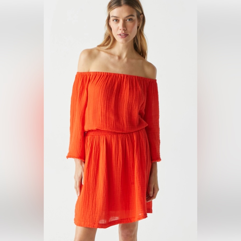Michael Stars Coral Mini Dress